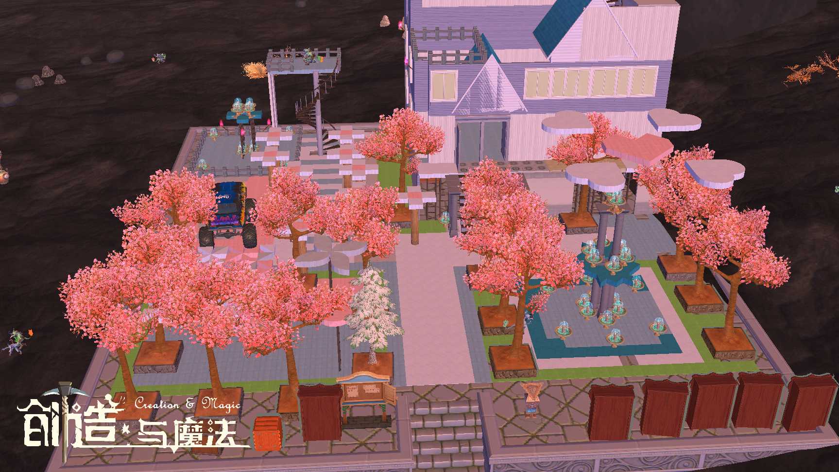 最爱的园林建筑:留春书园 - 创造与魔法建筑设计区 | taptap 创造与