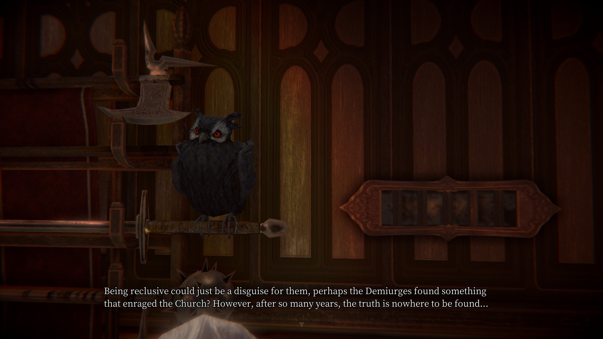 【雨夜】小书库系列图片——基塔布马车猫头鹰处对话英文版|帕斯卡契约 - 第5张