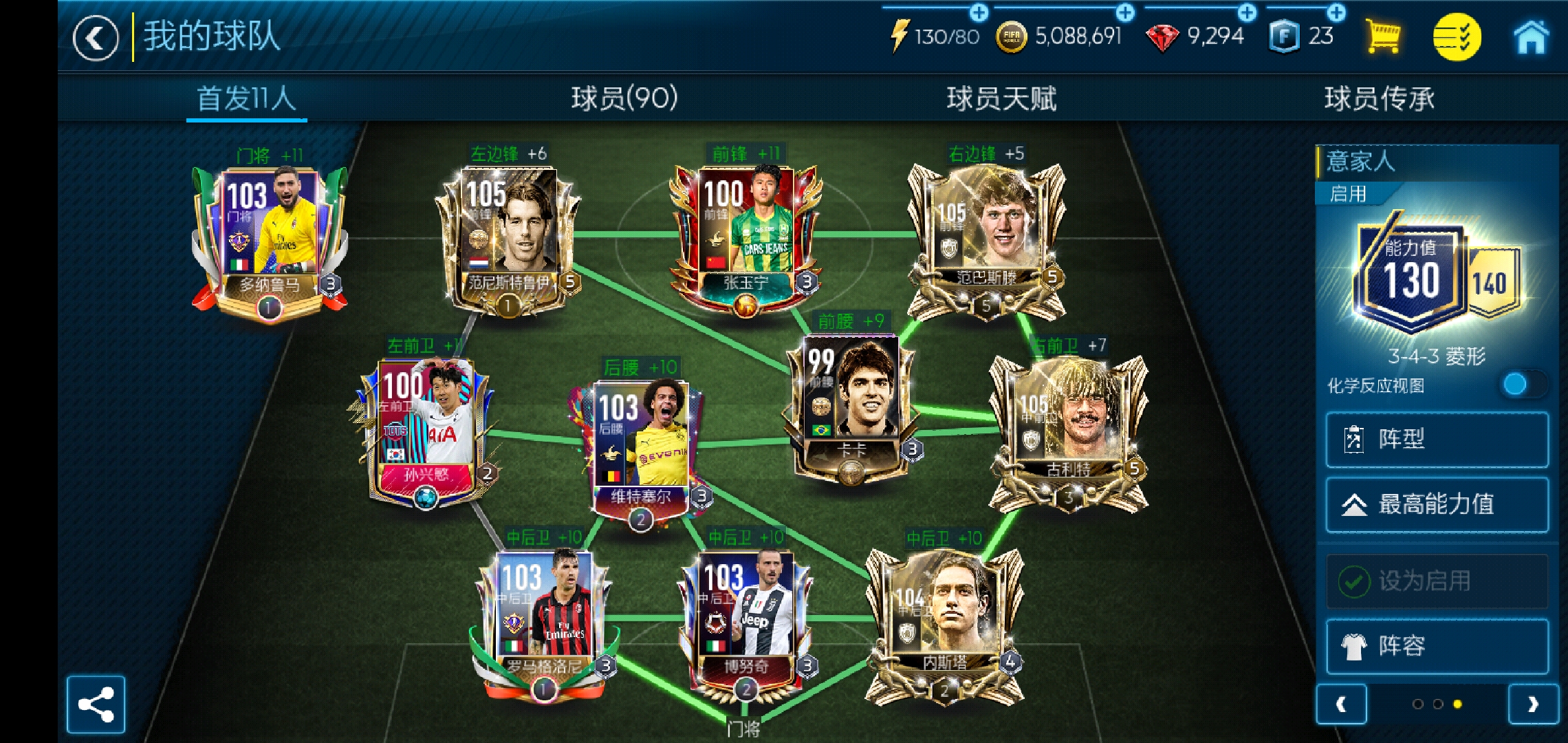 大佬们来秀阵容鸭9696 - fifa足球世界综合 | taptap fifa足球