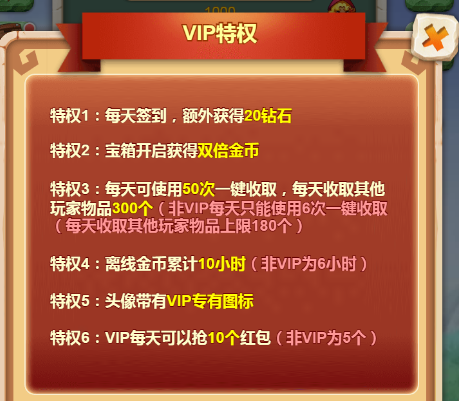 关于VIP的说明