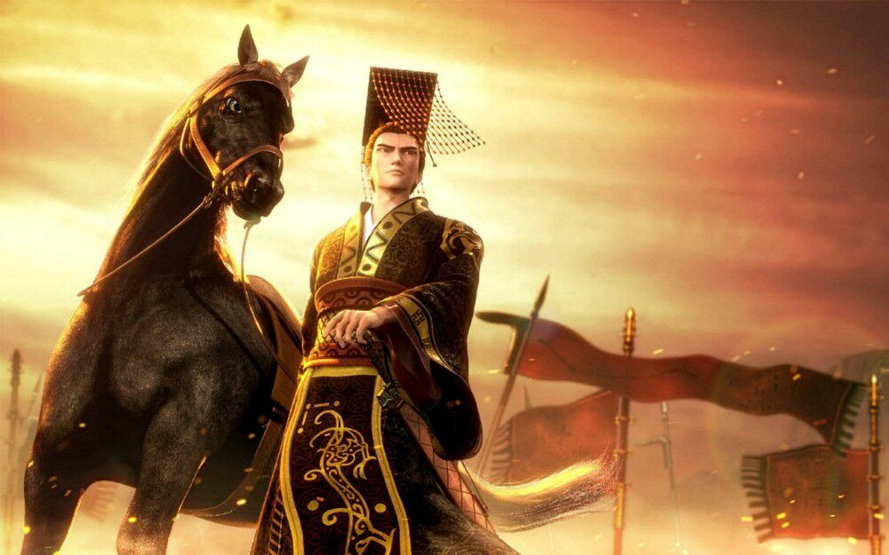 年轻时的嬴政更是有霸道总裁的范儿.