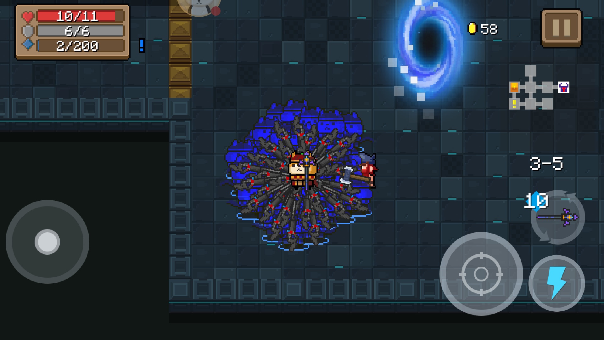 Bug幻影法杖无限双枪角色召唤兄弟 加上魅影 秒关 希望改进 元气骑士综合 Taptap 元气骑士社区