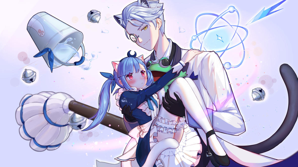 #角虫的腿部挂件#试问又有谁能抵挡住这个公主抱呢？（来源：@MEOWLIAN ）