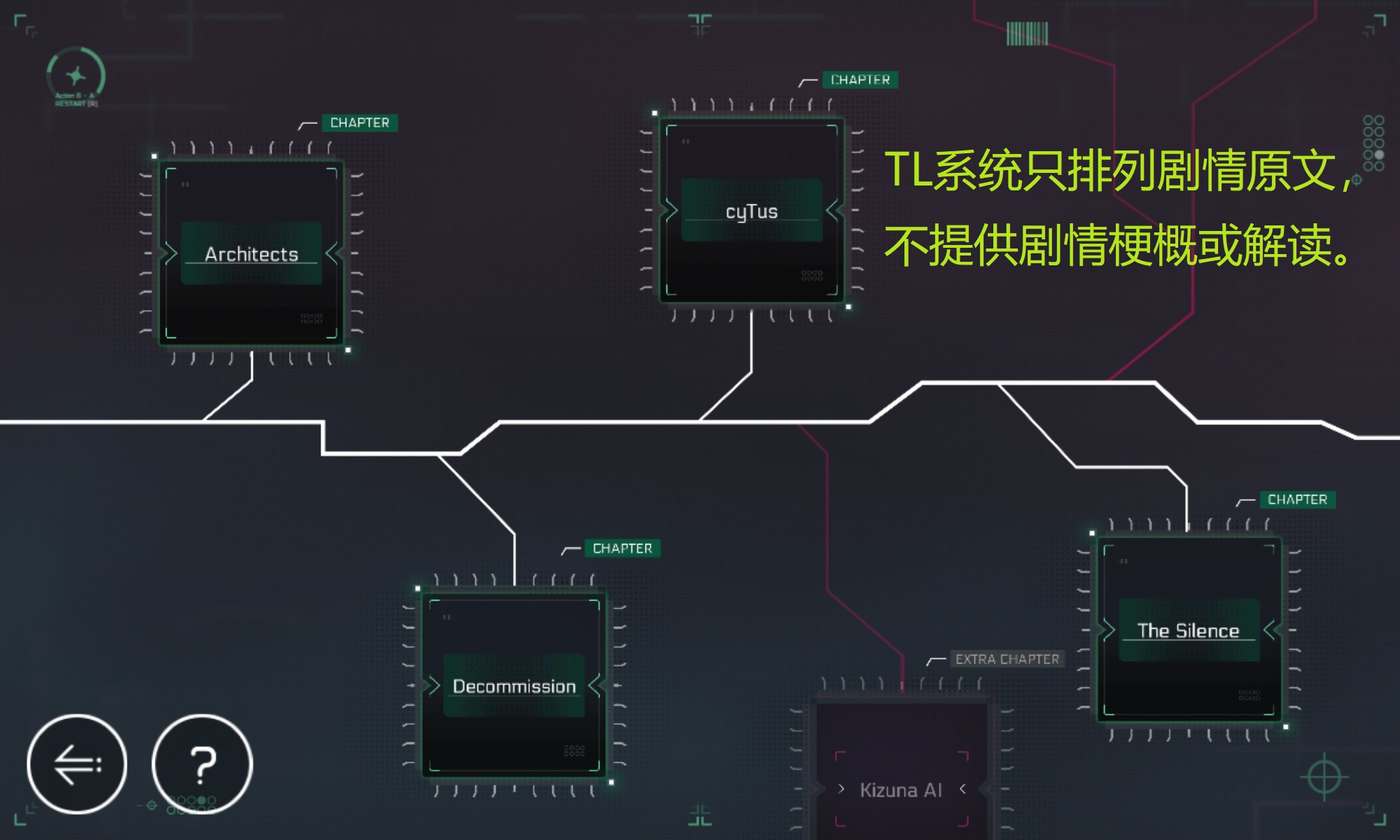 【新手攻略|自助|綜合】界面翻譯、按鈕功能註解、等級鎖一覽、指令碼密碼提示、遊玩順序推薦等|音樂世界 Cytus II - 第27張