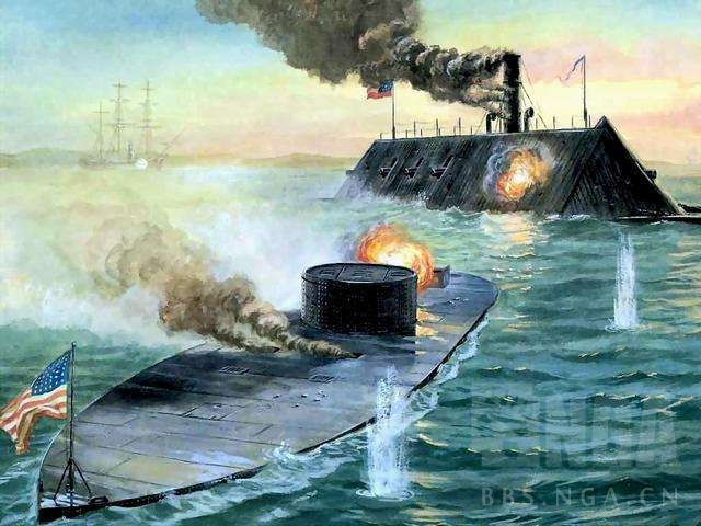 原美利坚合众国南北战争时期北方军队的铁甲舰(但是看起来更像浅水重