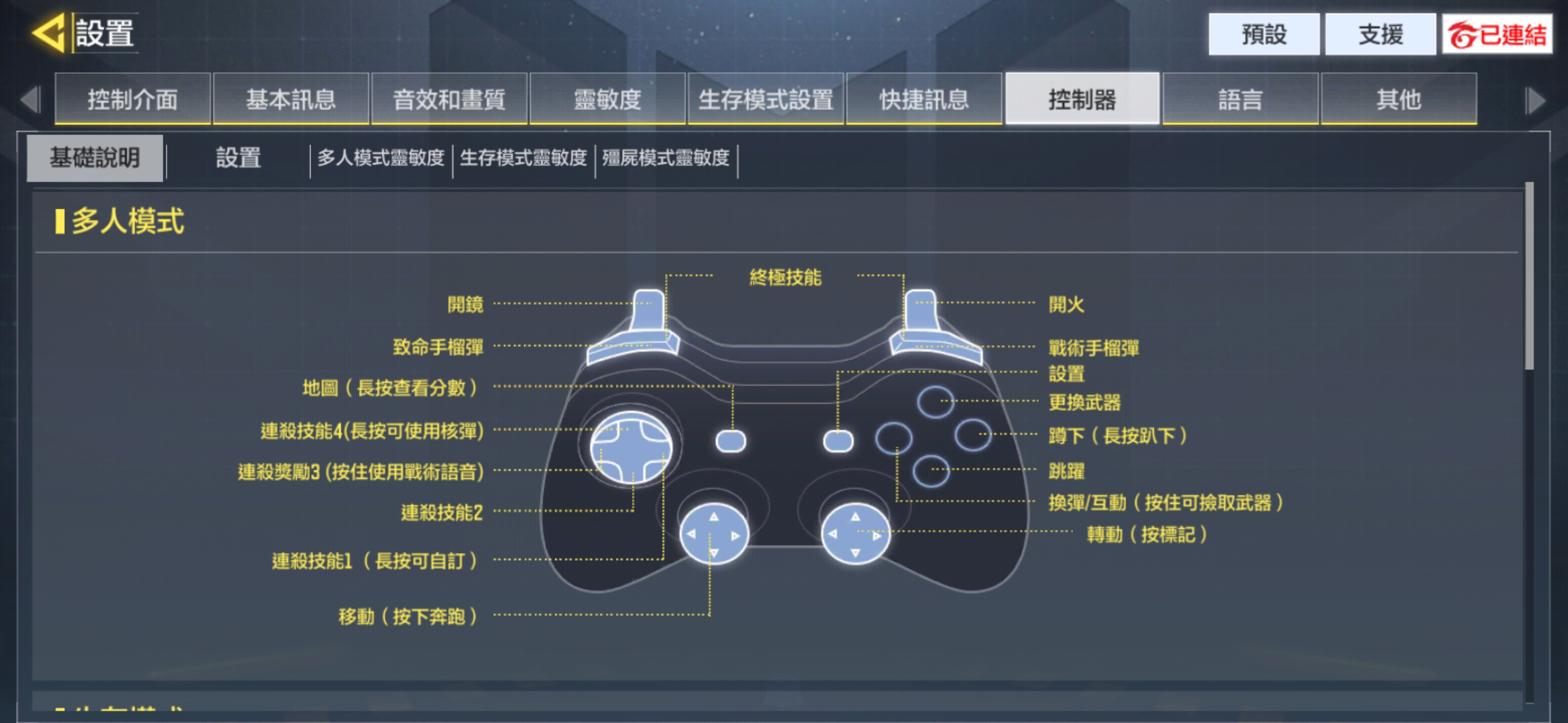 官方支持ps4手柄