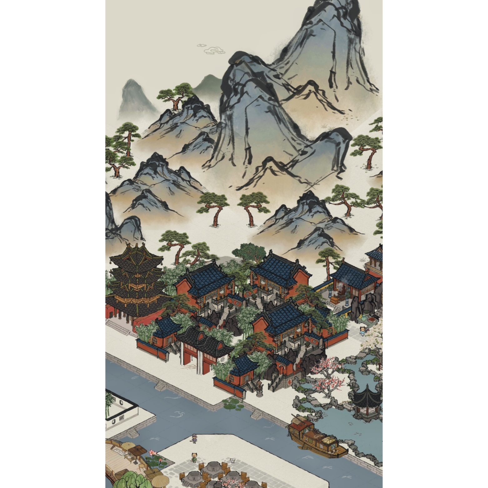 平平无奇道观布局