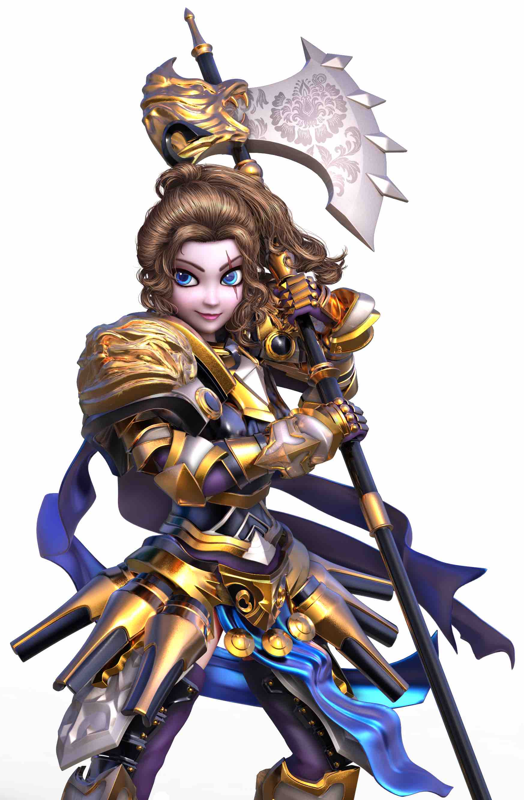 3d人物模型袭来,领主大人喜欢哪一个呢?