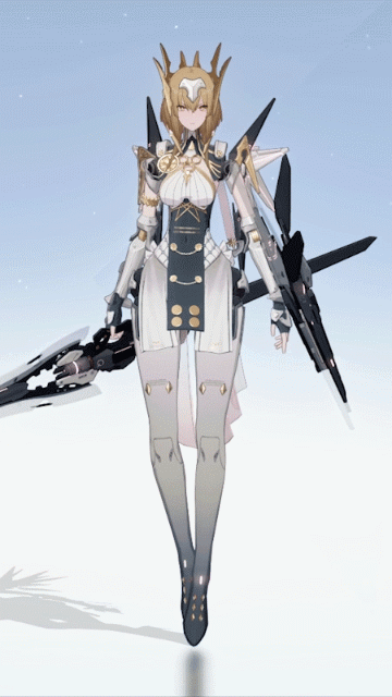 《战双帕弥什》罗塞塔·凛冽新增特效涂装 | 旌风雪冠