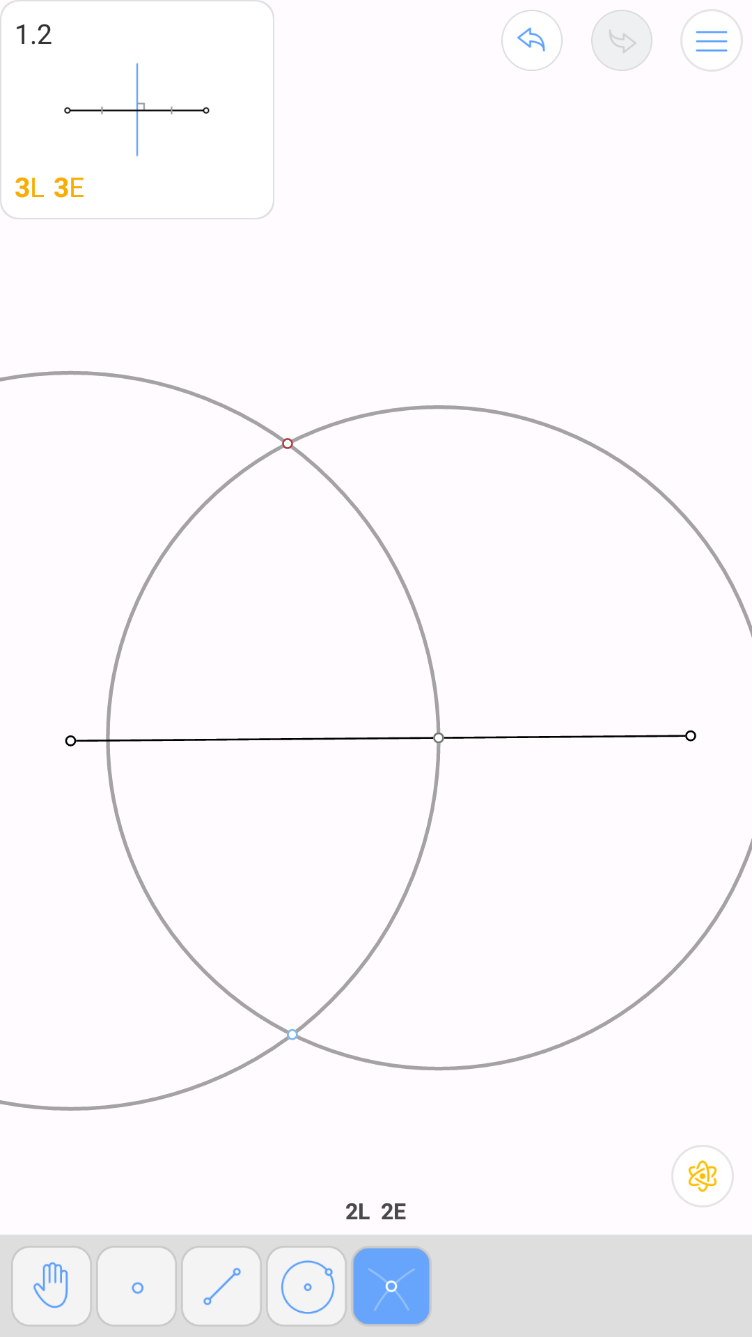 猫老师对euclidea的攻略 基本作图法篇发表的回复 Taptap 发现好游戏