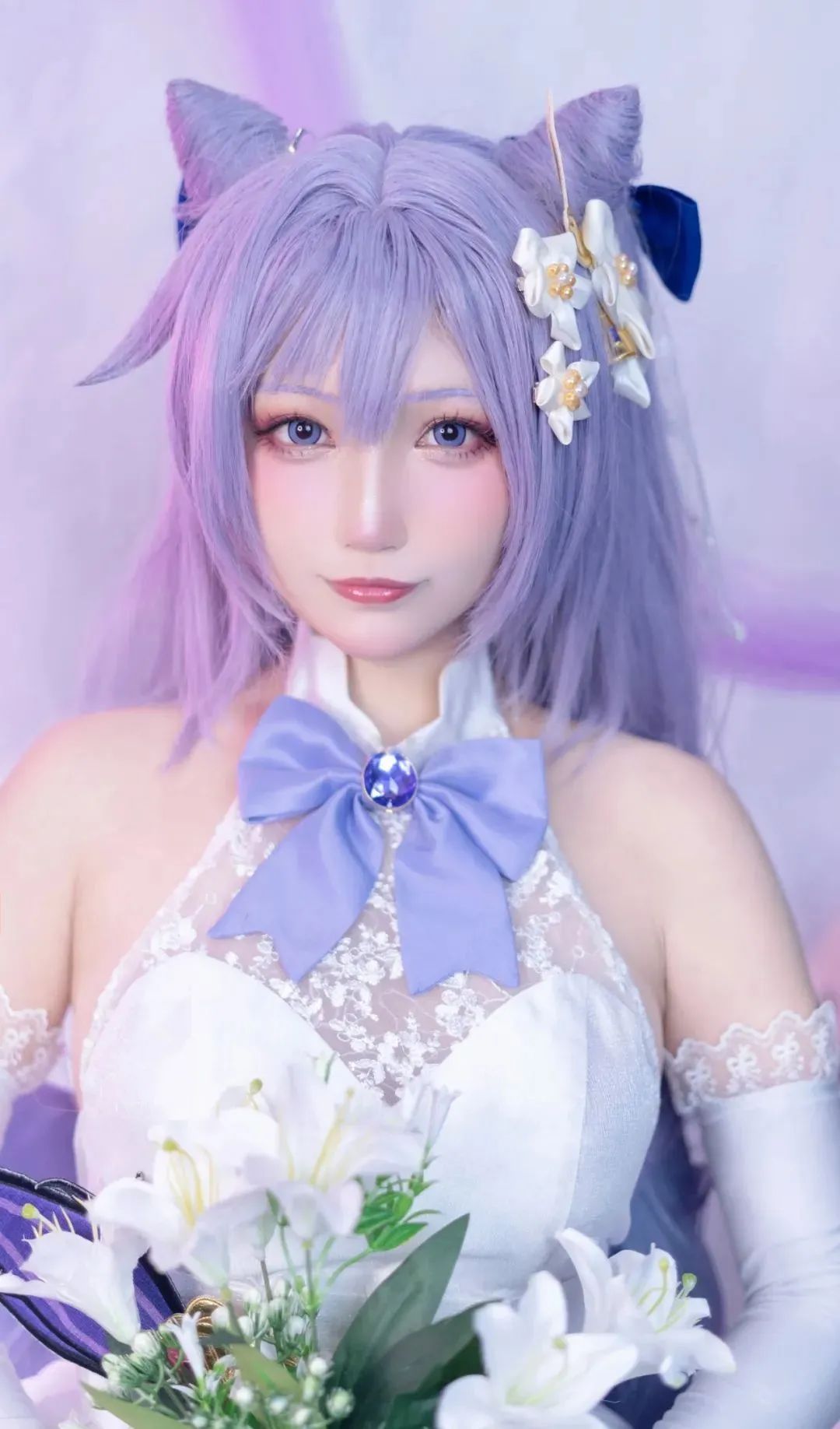 原神 刻晴 コスプレ 花嫁 同人