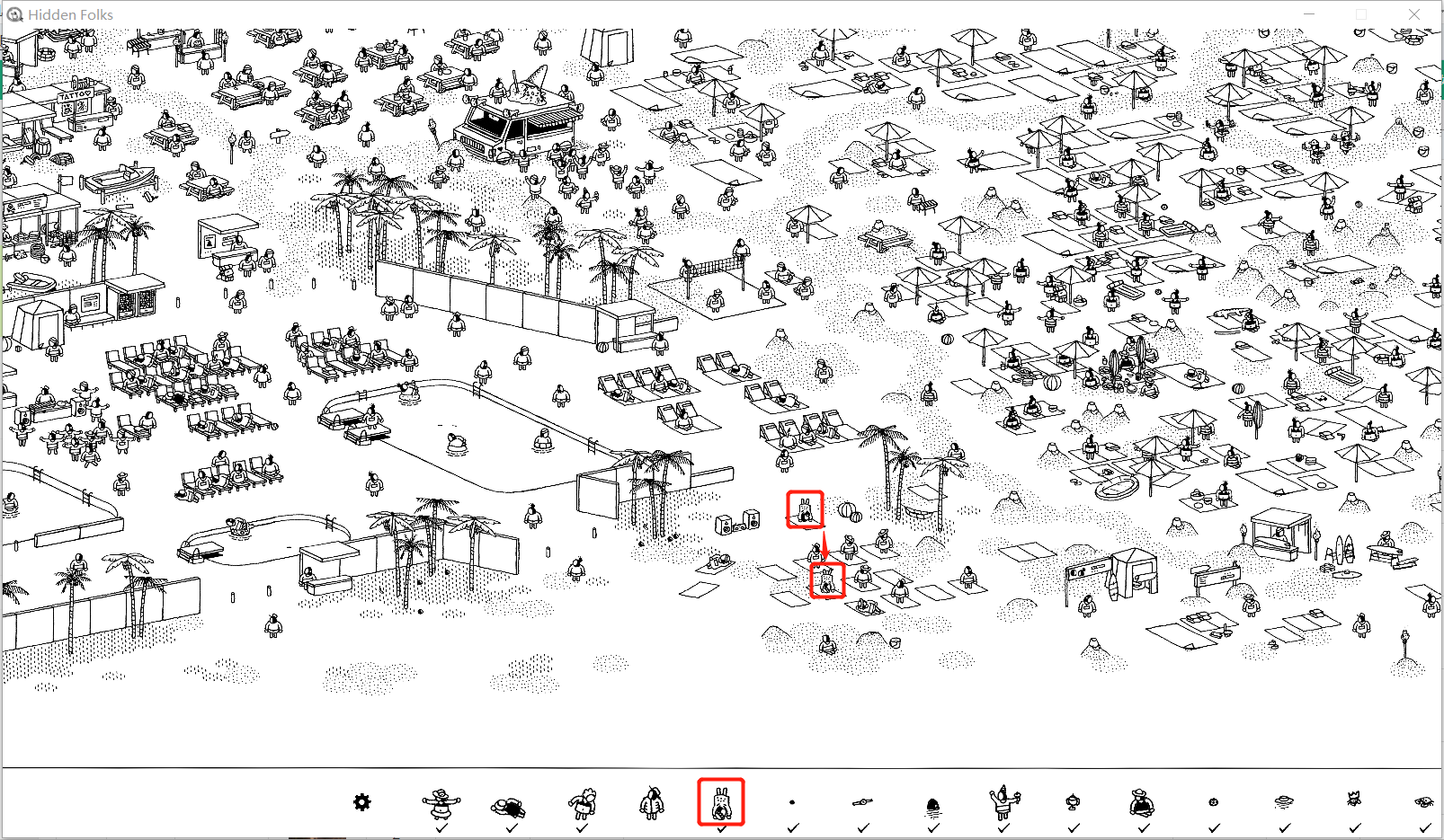 【Hidden Folks PC端攻略6】海滩篇|隐藏的家伙 - 第10张