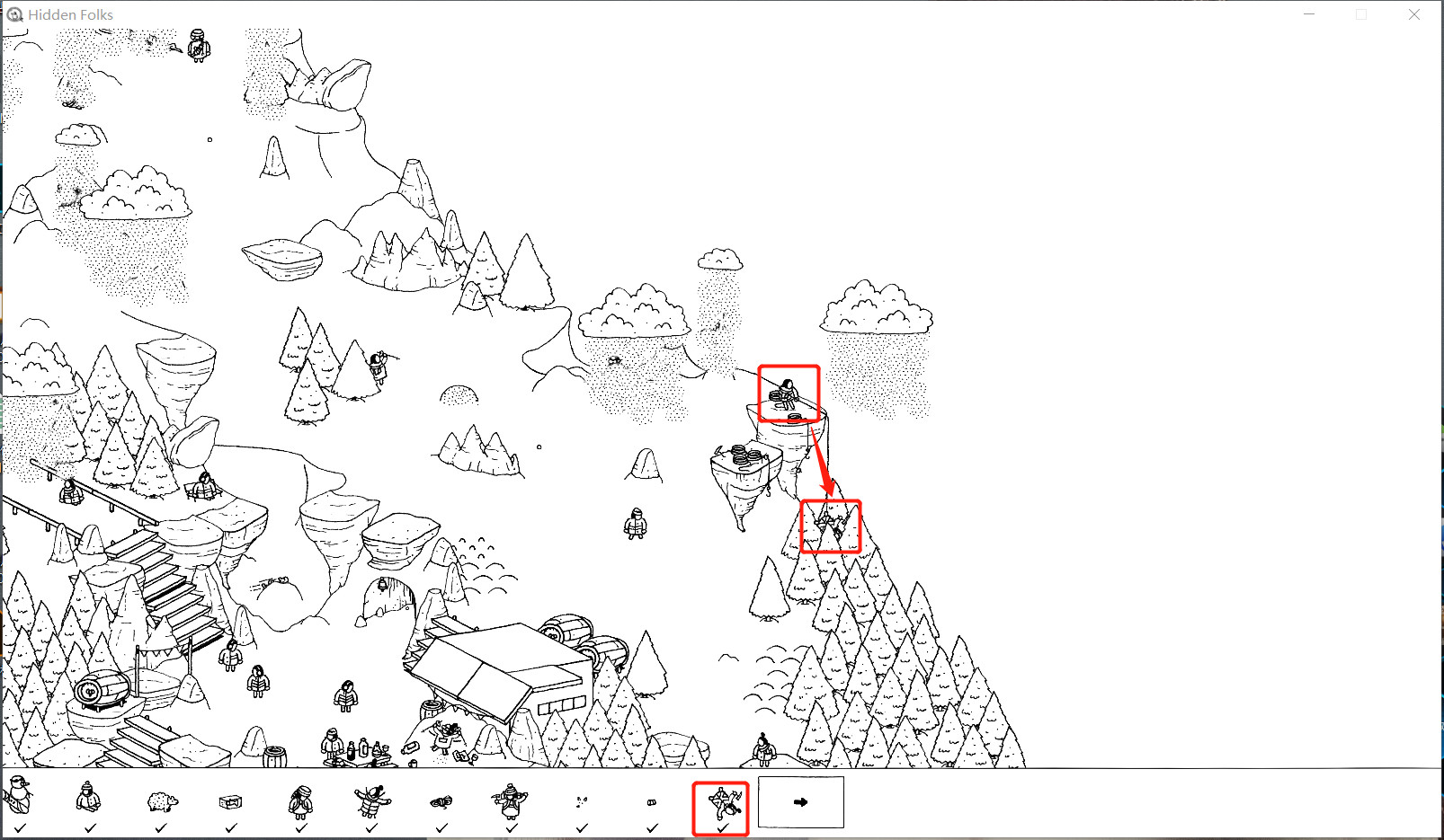 【Hidden Folks PC端攻略4】雪地篇|隱藏的傢伙 - 第37張