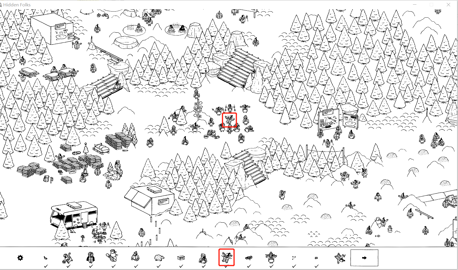 【Hidden Folks PC端攻略4】雪地篇|隐藏的家伙 - 第32张