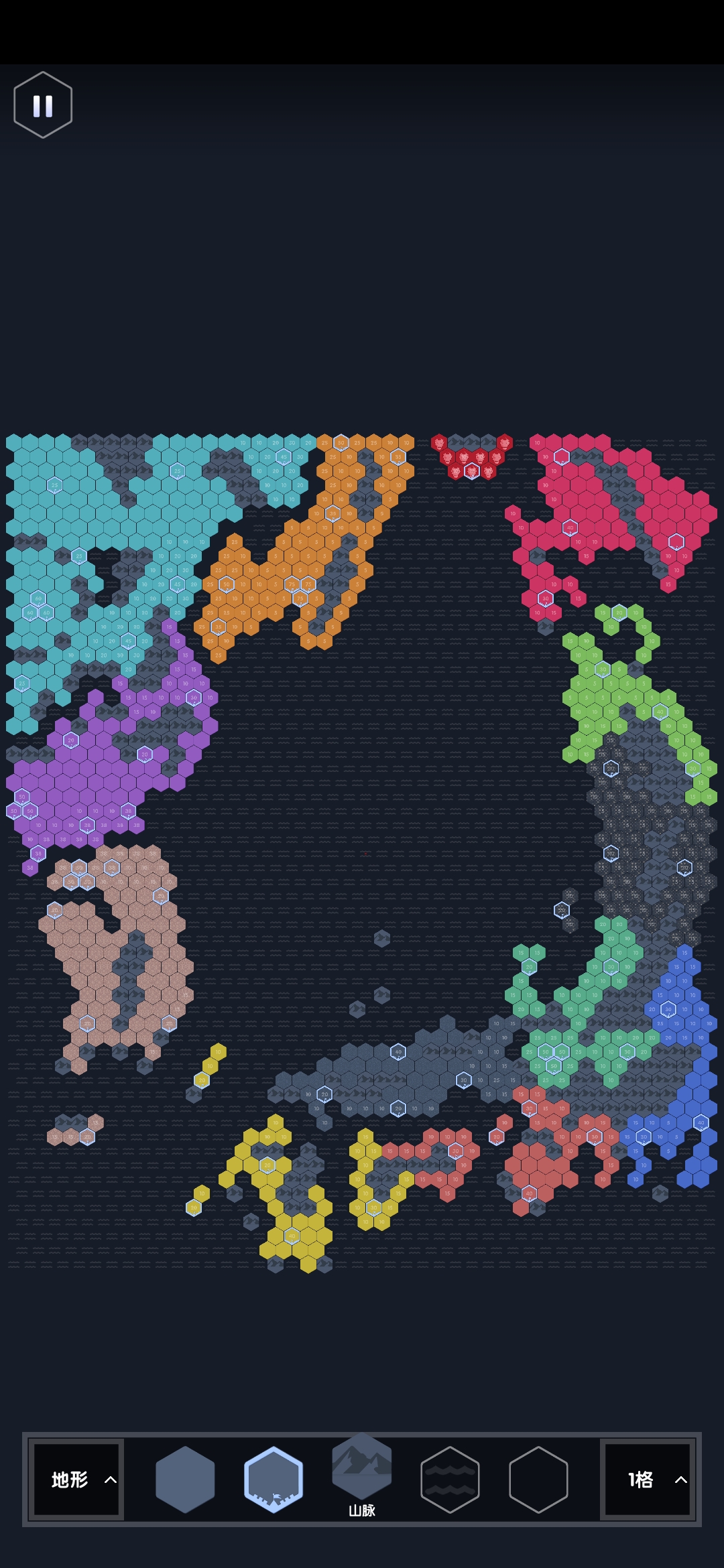 真实世界地图:日本海(43×59 非对称12人对抗图)