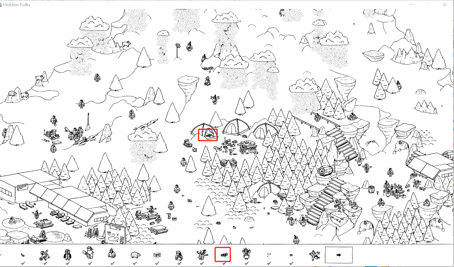 【Hidden Folks PC端攻略4】雪地篇|隐藏的家伙 - 第33张