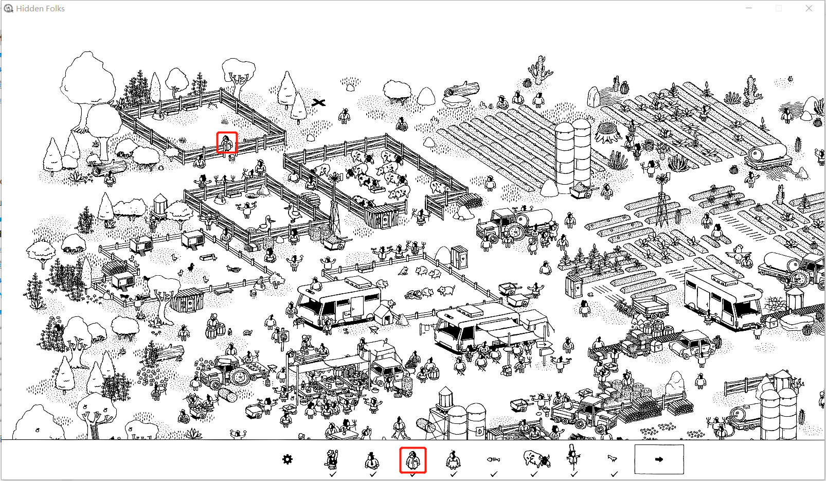 【Hidden Folks PC端攻略2】旱地篇|隱藏的傢伙 - 第7張