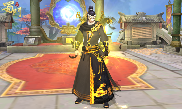 仪态万千《蜀门手游》全新时装夜帝锦衣