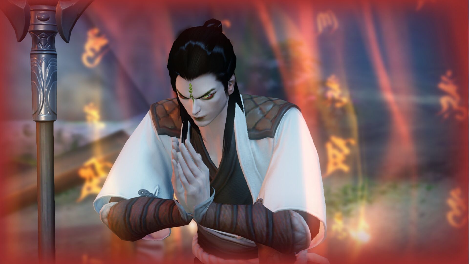 在下佛家弟子,今天便要度了你们魔教中人