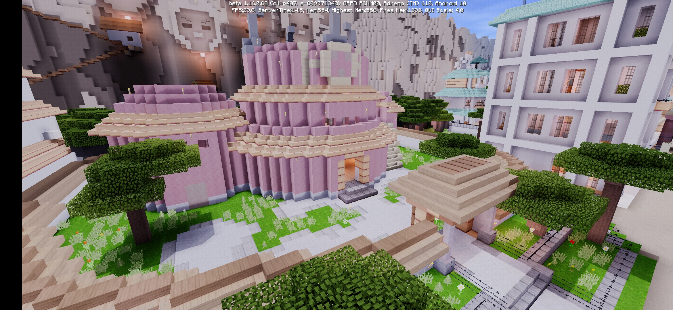 用minecraft完美还原木叶村 - 来自mc马达啦君 | taptap 我的世界社区