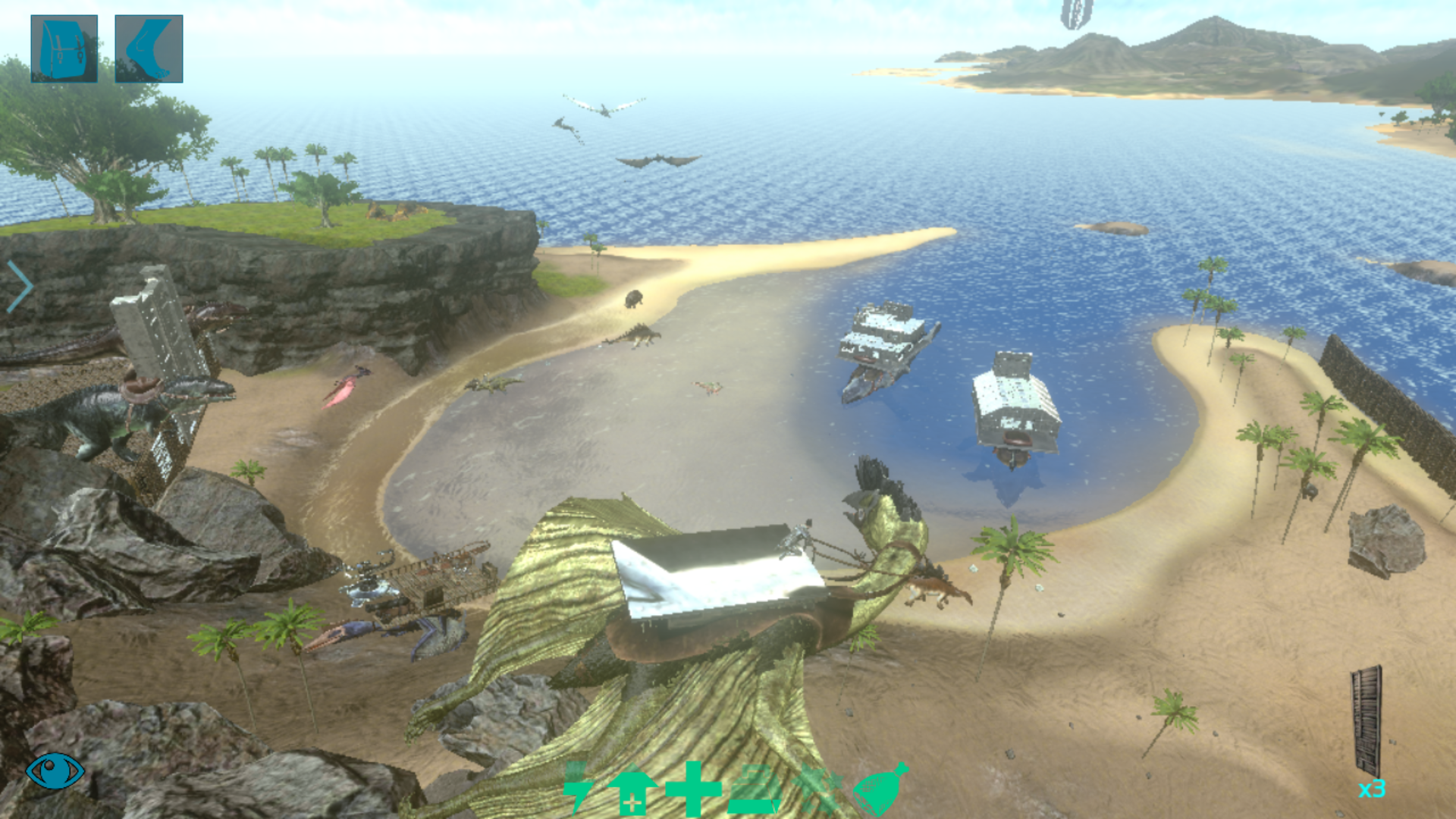 无聊的我把素食岛都圈起来了 - 方舟:生存进化综合 | taptap 方舟