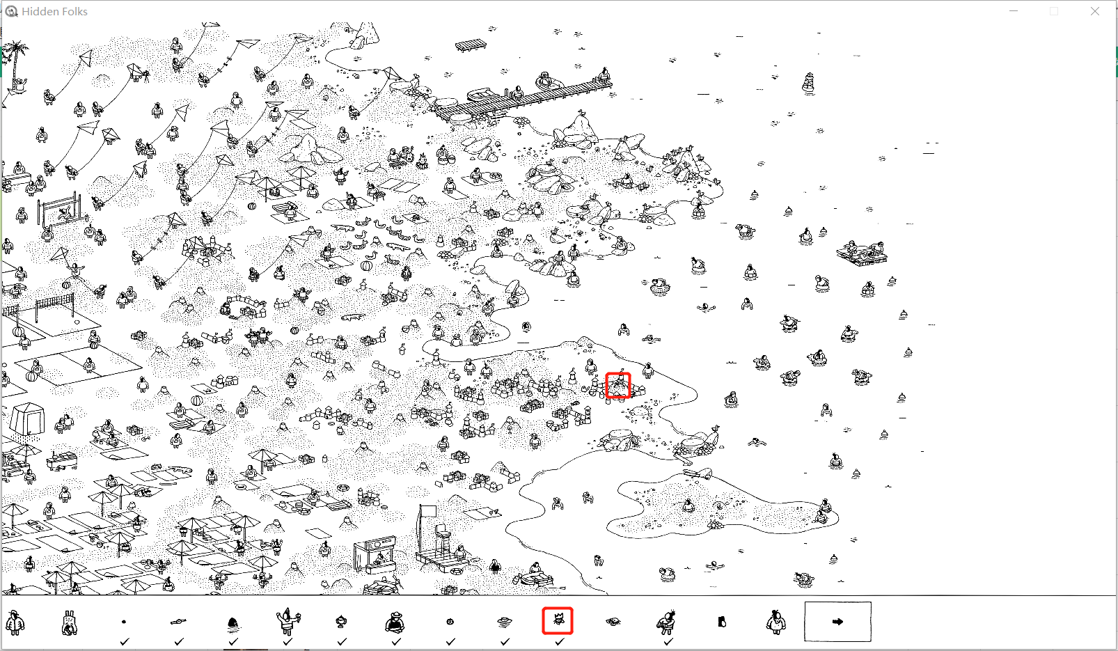 【Hidden Folks PC端攻略6】海滩篇|隐藏的家伙 - 第19张