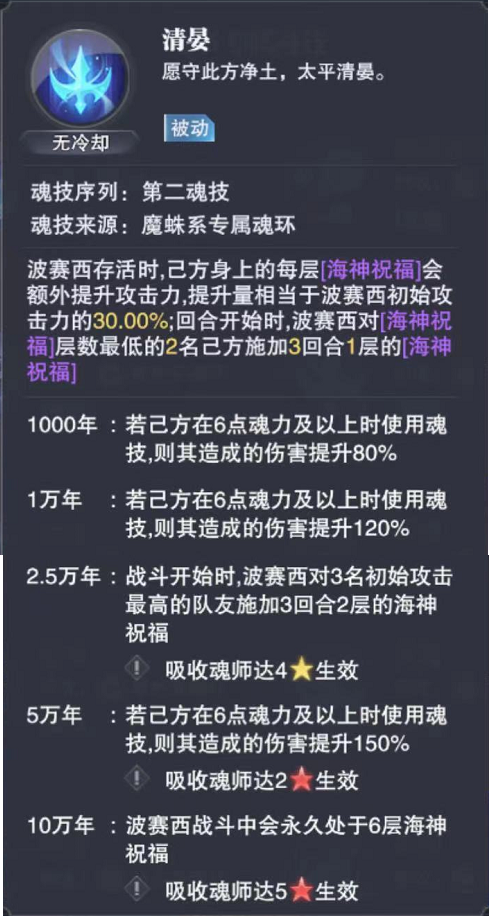 【海神賜福】波塞西技能分析&魂環搭配|斗羅大陸：魂師對決 - 第7張