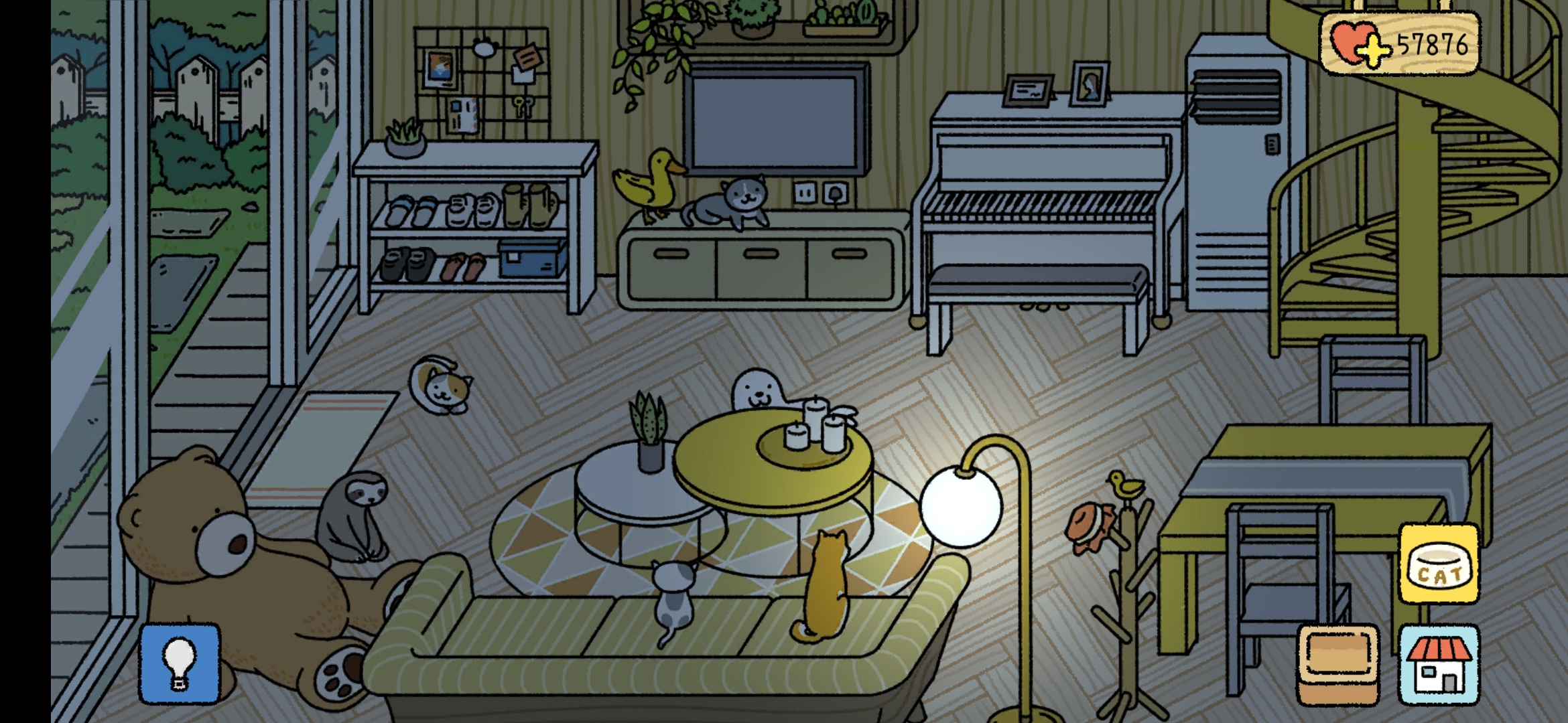 换了几次壁纸感觉都不好看有点 换壁纸一 萌宅物语综合讨论 Taptap 萌宅物语社区