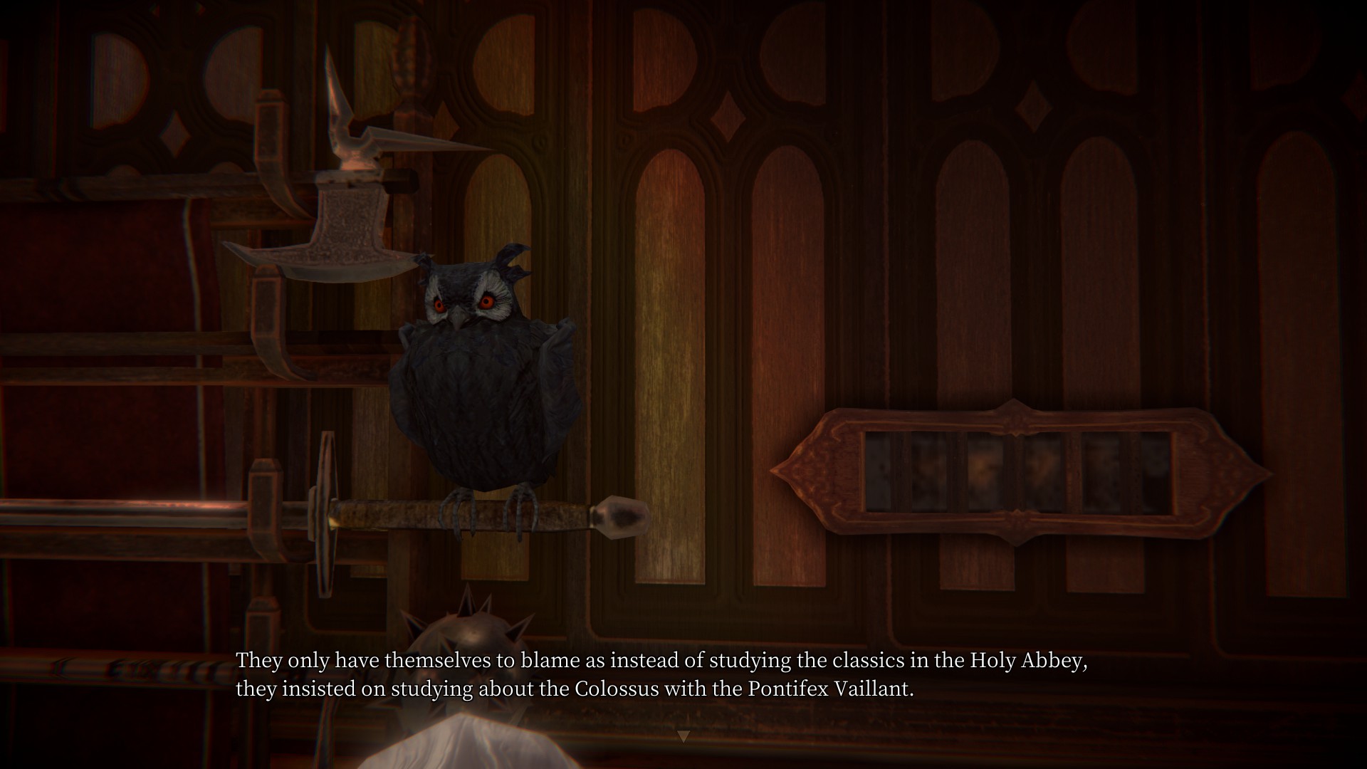 【雨夜】小书库系列图片——基塔布马车猫头鹰处对话英文版|帕斯卡契约 - 第3张