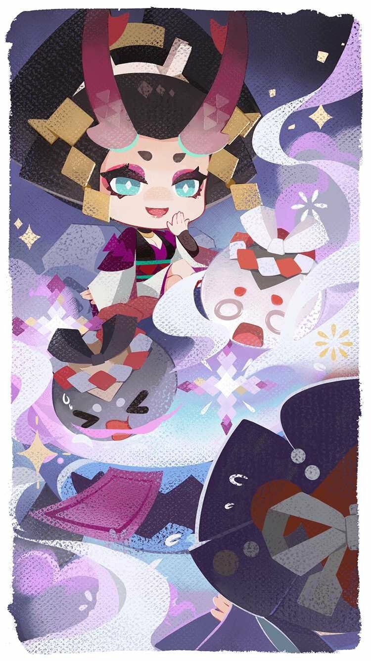 阴阳师:妖怪屋 插画 (spssr)