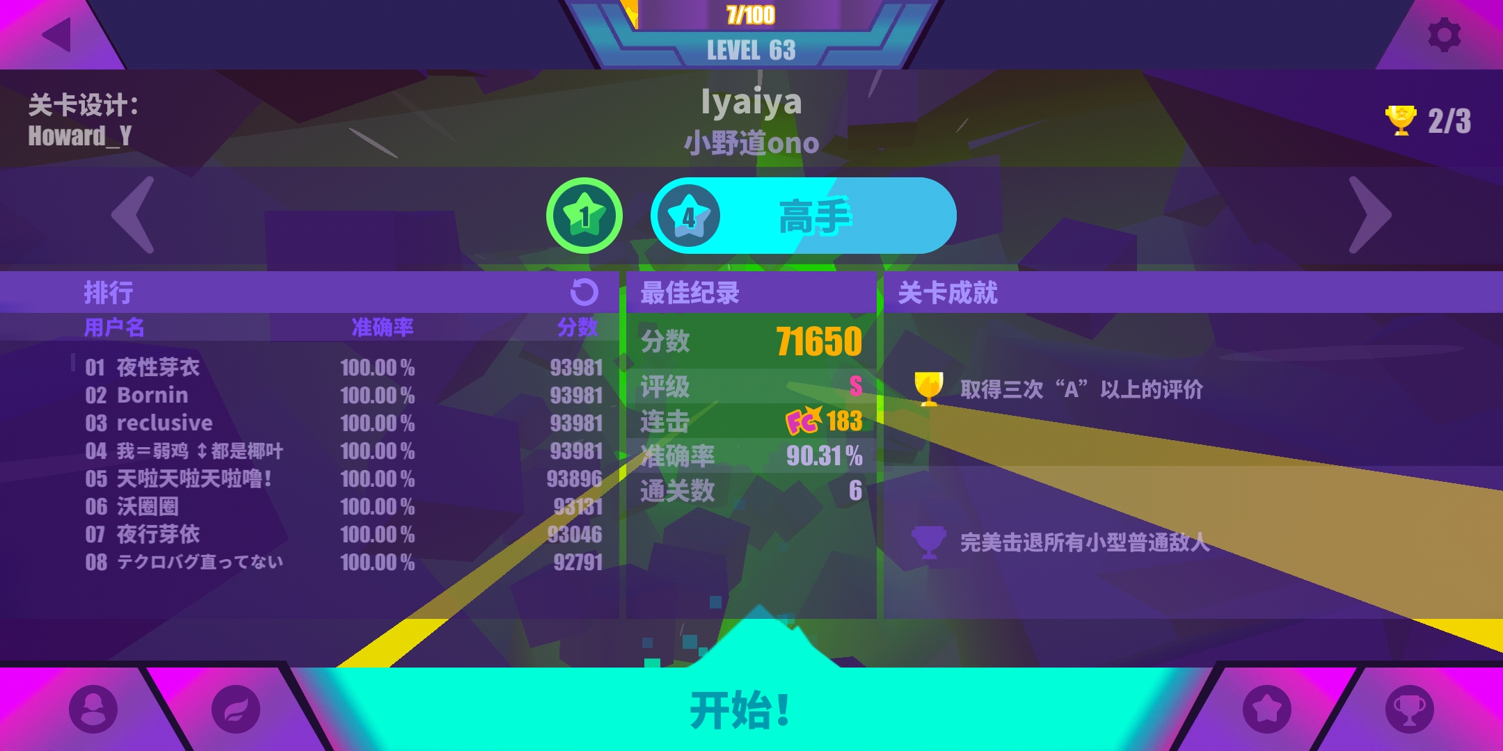 你们是怎么做到满perfect 的 Muse Dash 喵斯快跑综合 Taptap Muse Dash 喵斯快跑社区