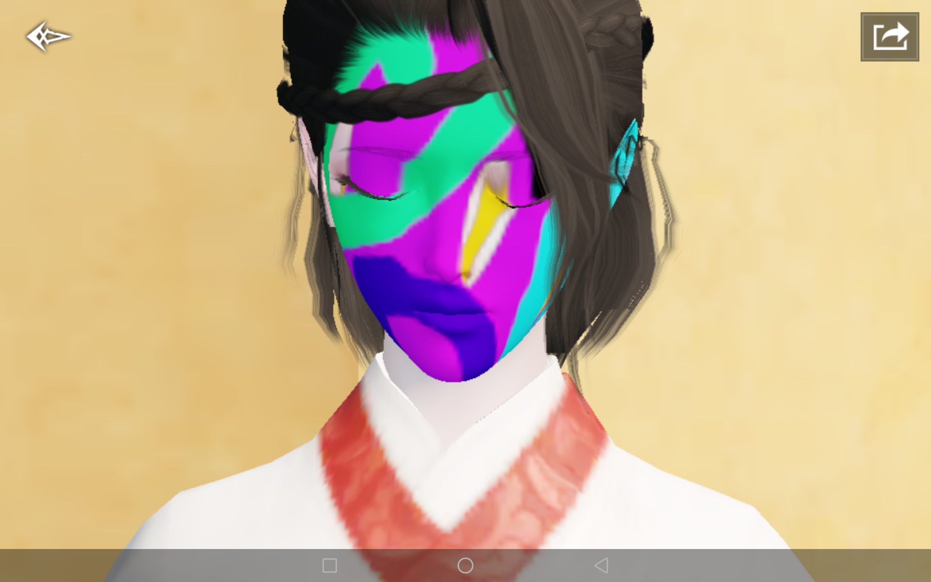 我和闺蜜互画脸 | taptap 一梦江湖社区 | taptap 发现好游戏