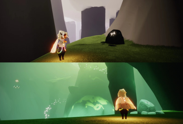 《光遇》这些地图中的点位你们都解锁了吗