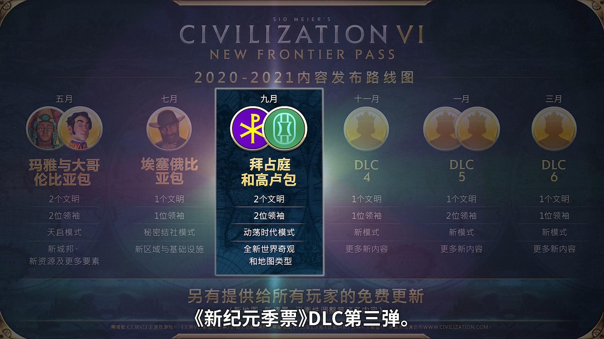 《文明6》开发者视频：DLC 3 UPDATE