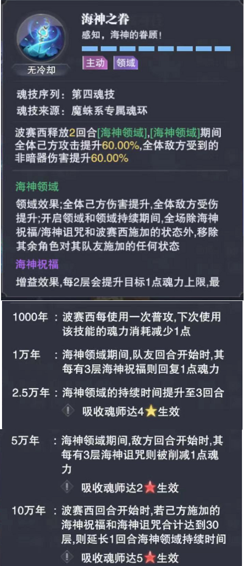 【海神赐福】波塞西技能分析&魂环搭配|斗罗大陆：魂师对决 - 第11张