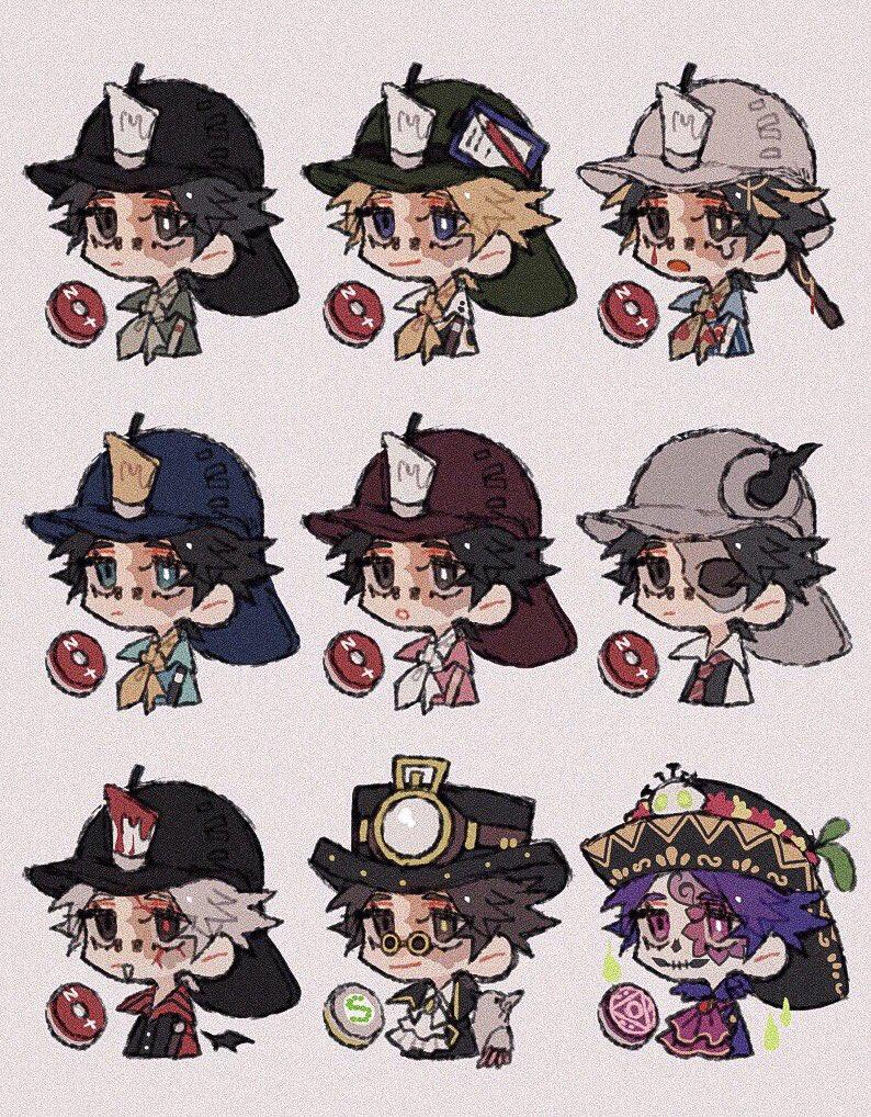 #角虫的腿部挂件#可可爱爱九个脑袋（来源：@kuroneko0309252）