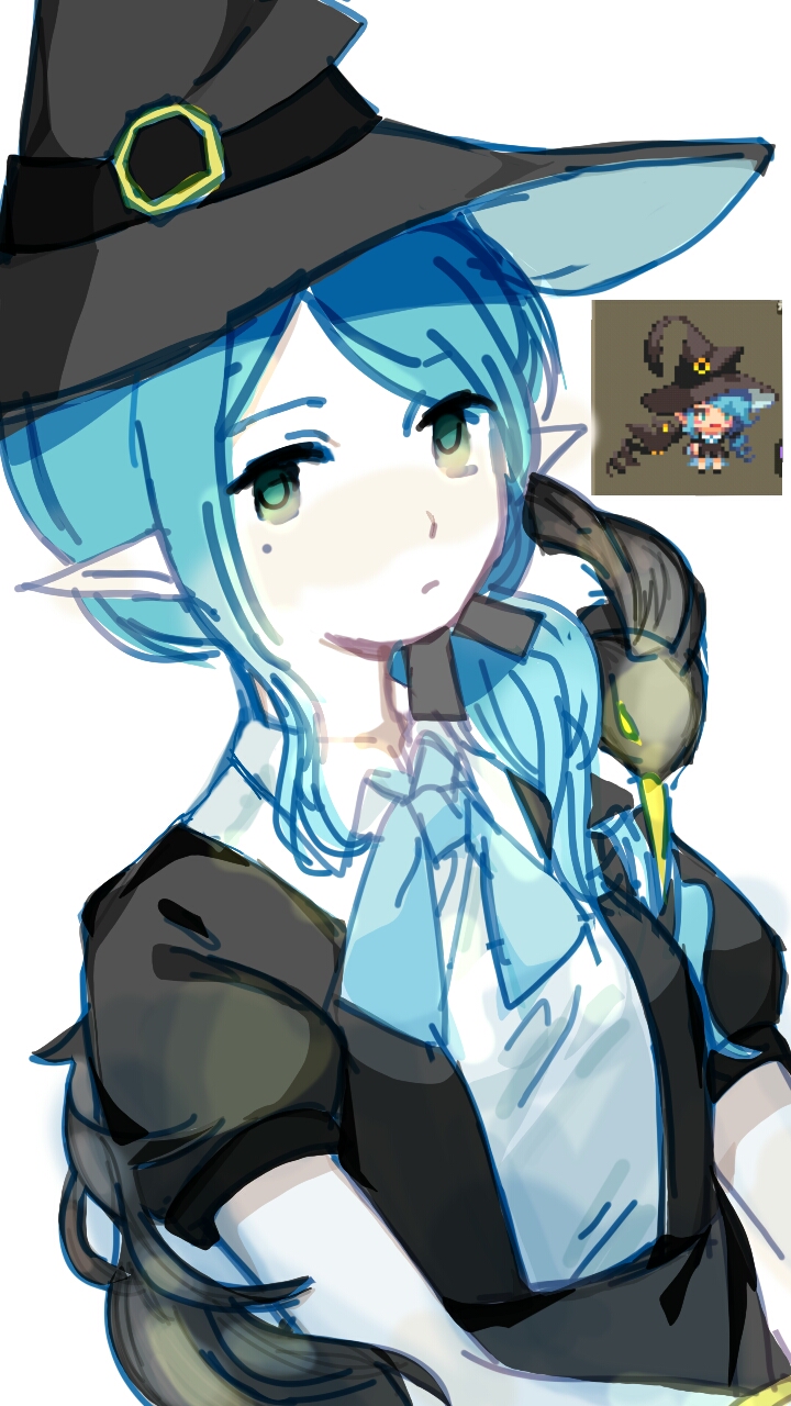 手机画个风魔女大人的新皮肤