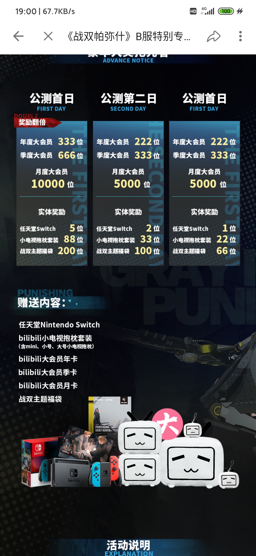 大会员和switch拿到手软 战双帕弥什综合 Taptap 战双帕弥什社区