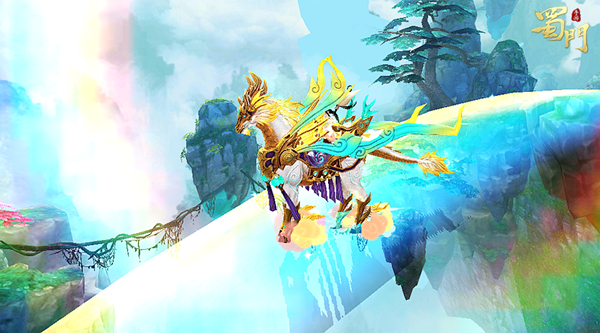 追云逐月《蜀门手游》全新坐骑追云龙马曝光