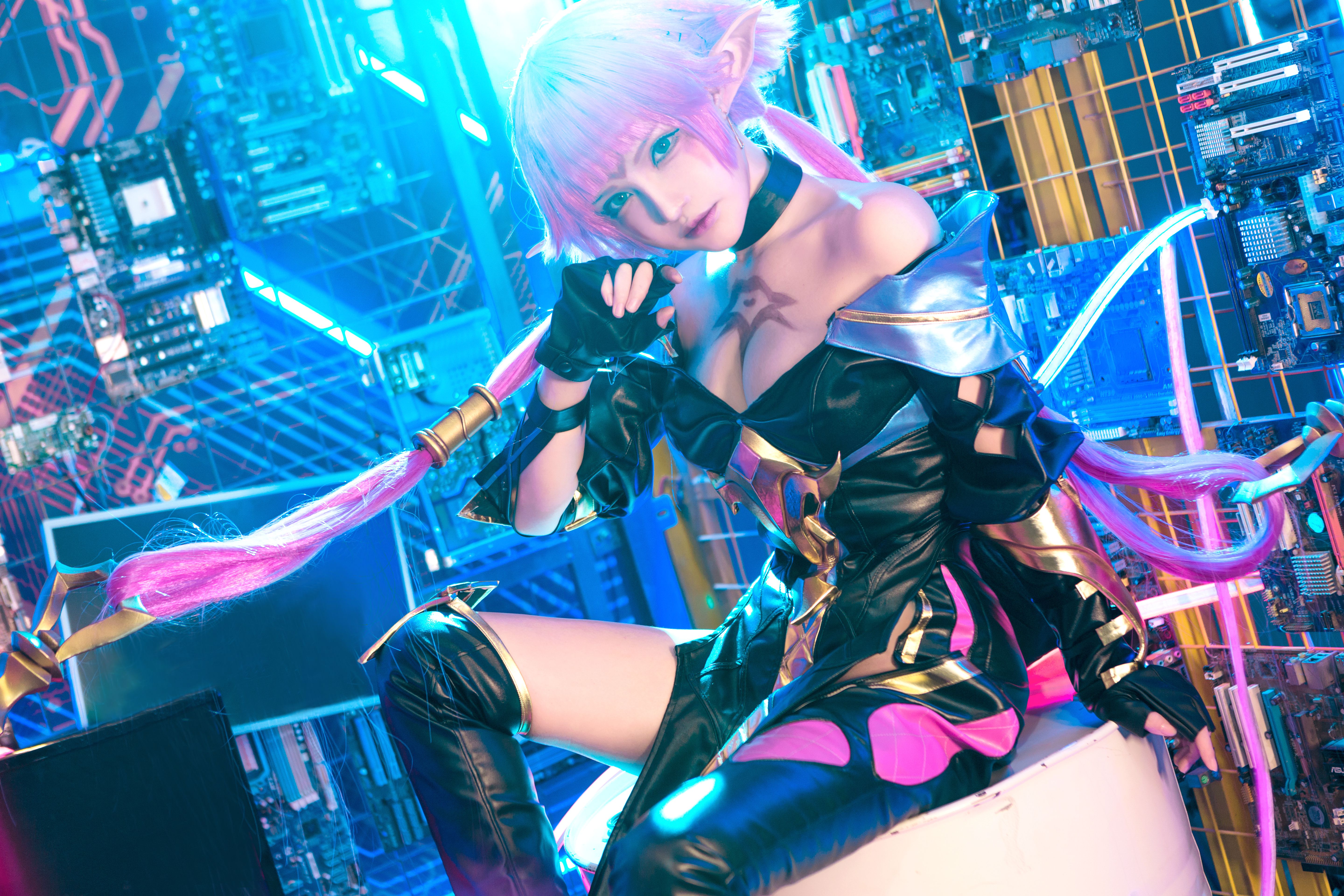 【cos情报站】影舞之刃 coser：千夜|上古王冠 - 第3张