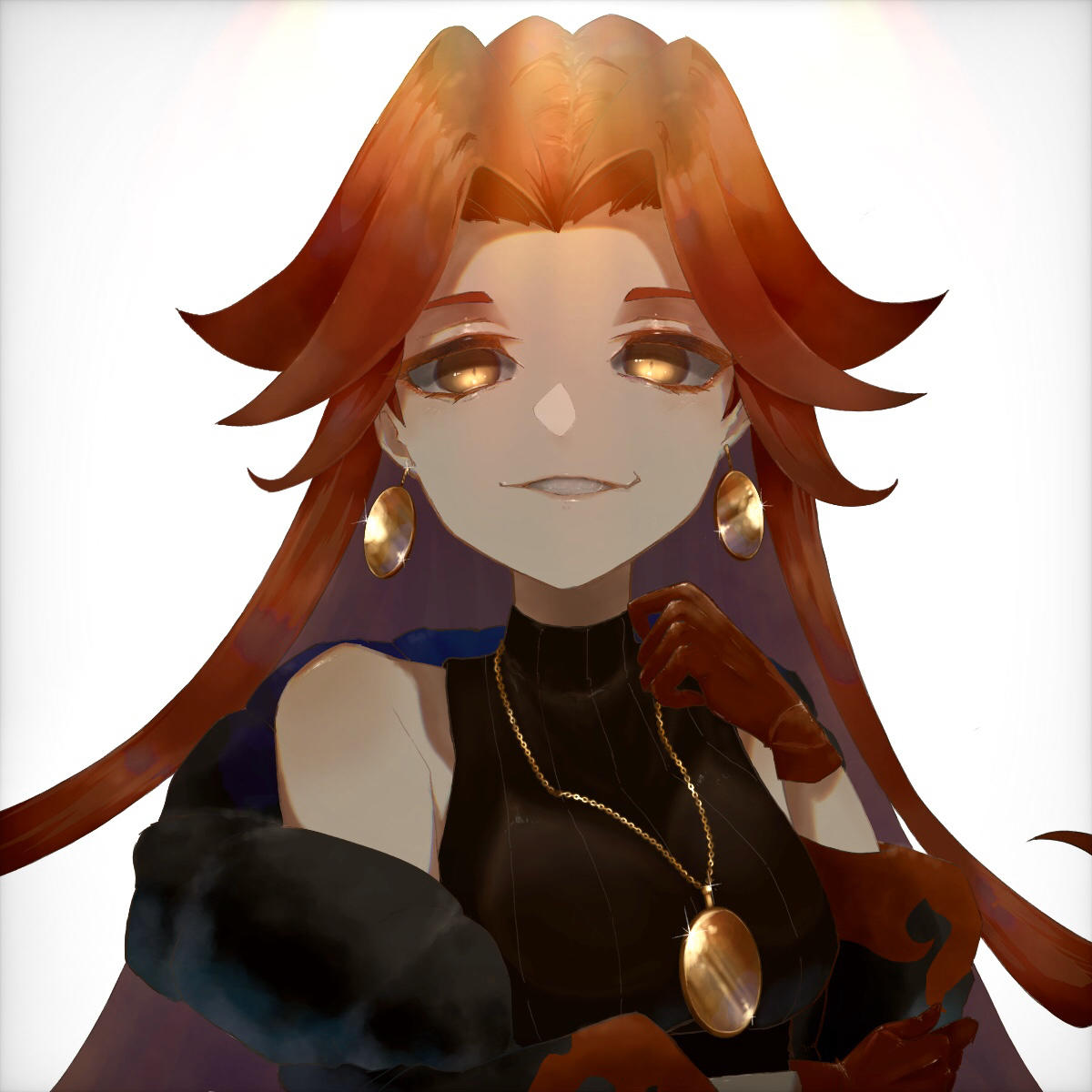 #角虫的腿部挂件#铁扇：不要叫我牛夫人，叫我小甜甜（源：P站@くろまめ）