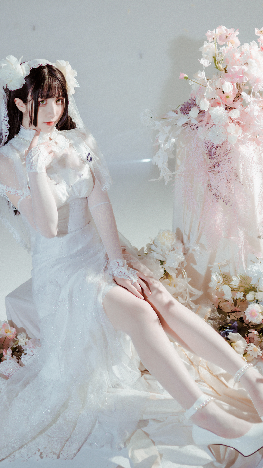 cos：少女前线95式婚纱