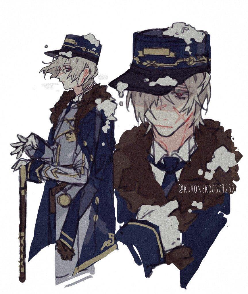 #角虫的腿部挂件#无论发色还是内心，你只是如白雪般无瑕罢了（源：twi@kuroneko0309252 ）