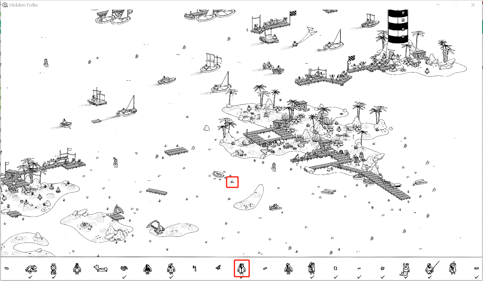 【Hidden Folks PC端攻略6】海灘篇|隱藏的傢伙 - 第39張