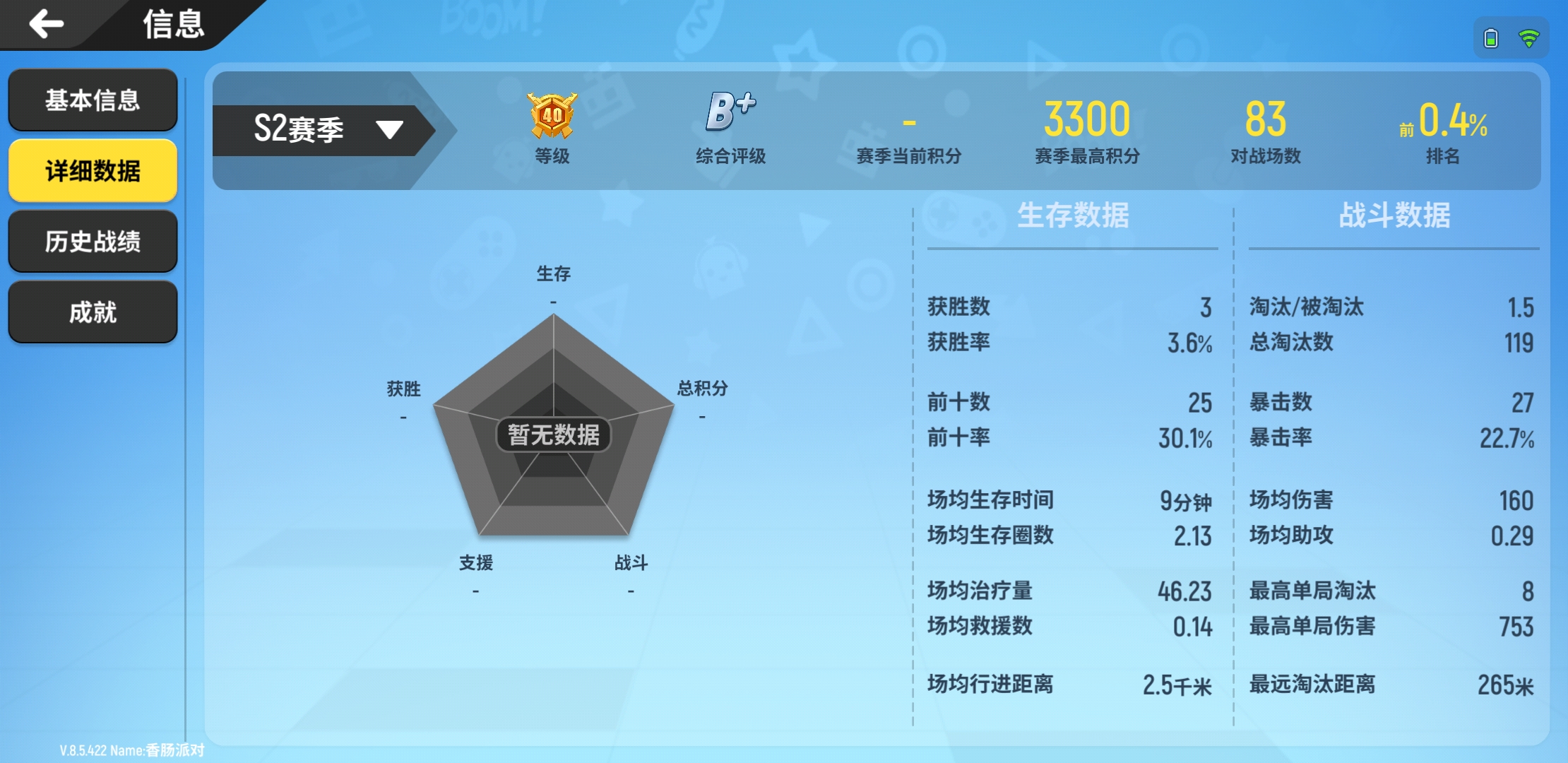首页 香肠派对 来和我一起上段位!