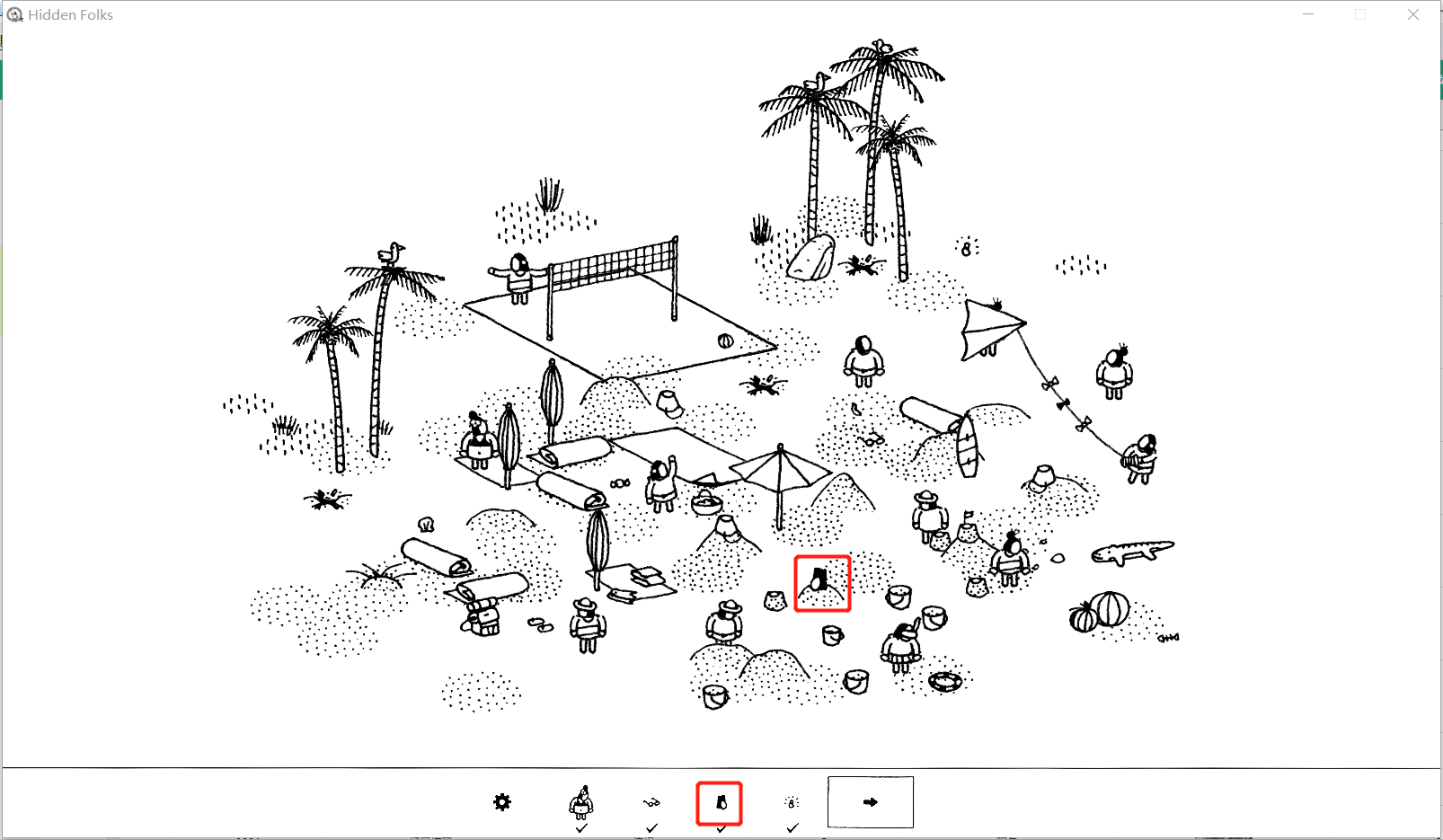 【Hidden Folks PC端攻略6】海滩篇|隐藏的家伙 - 第4张