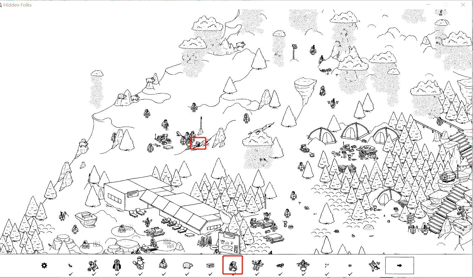 【Hidden Folks PC端攻略4】雪地篇|隱藏的傢伙 - 第31張