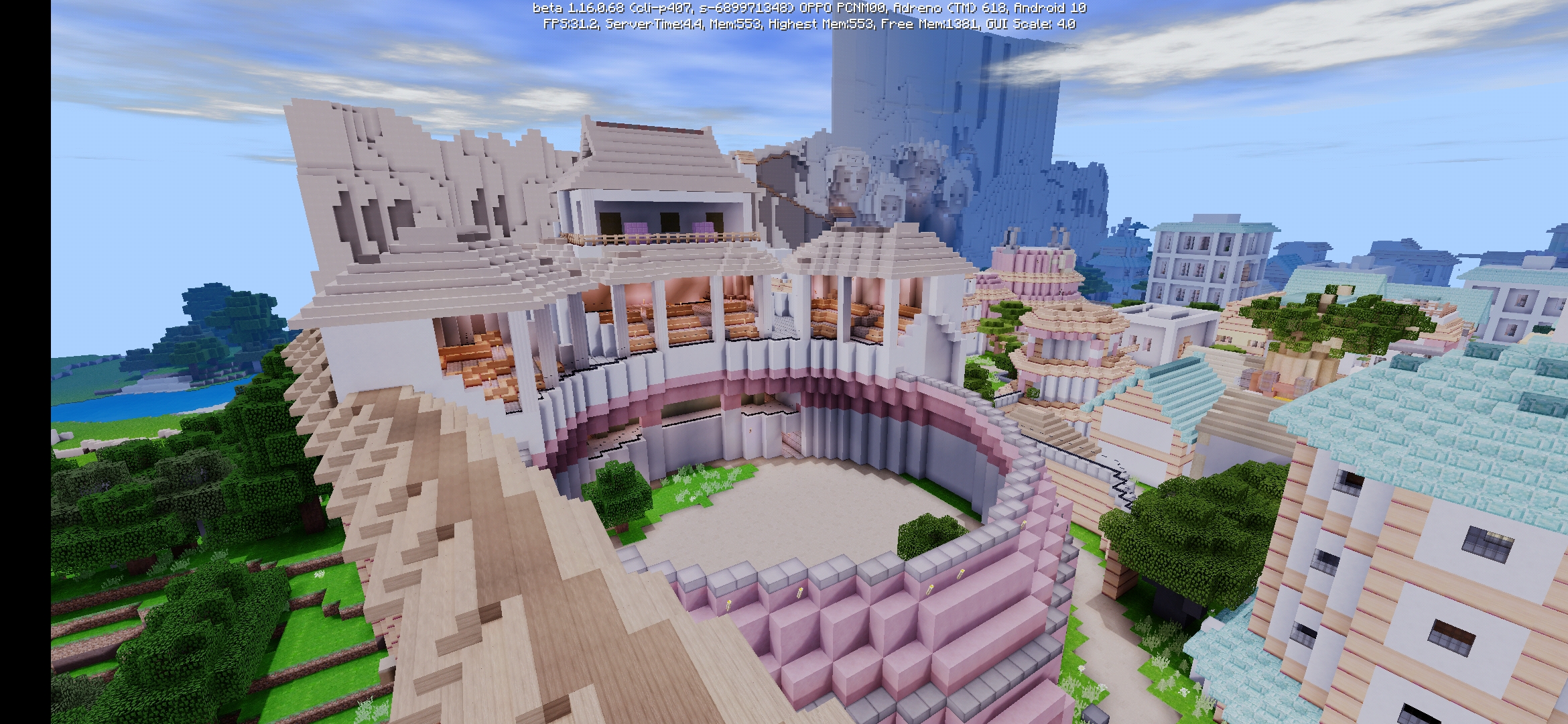 用minecraft完美还原木叶村 - 来自mc马达啦君 | taptap 我的世界社区