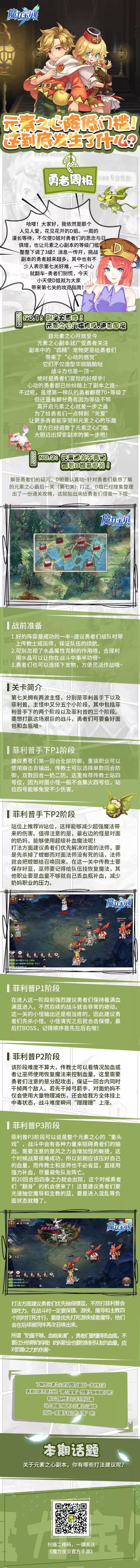 【勇者周报】还卡在第七关吗？最新元素之心攻略来啦！