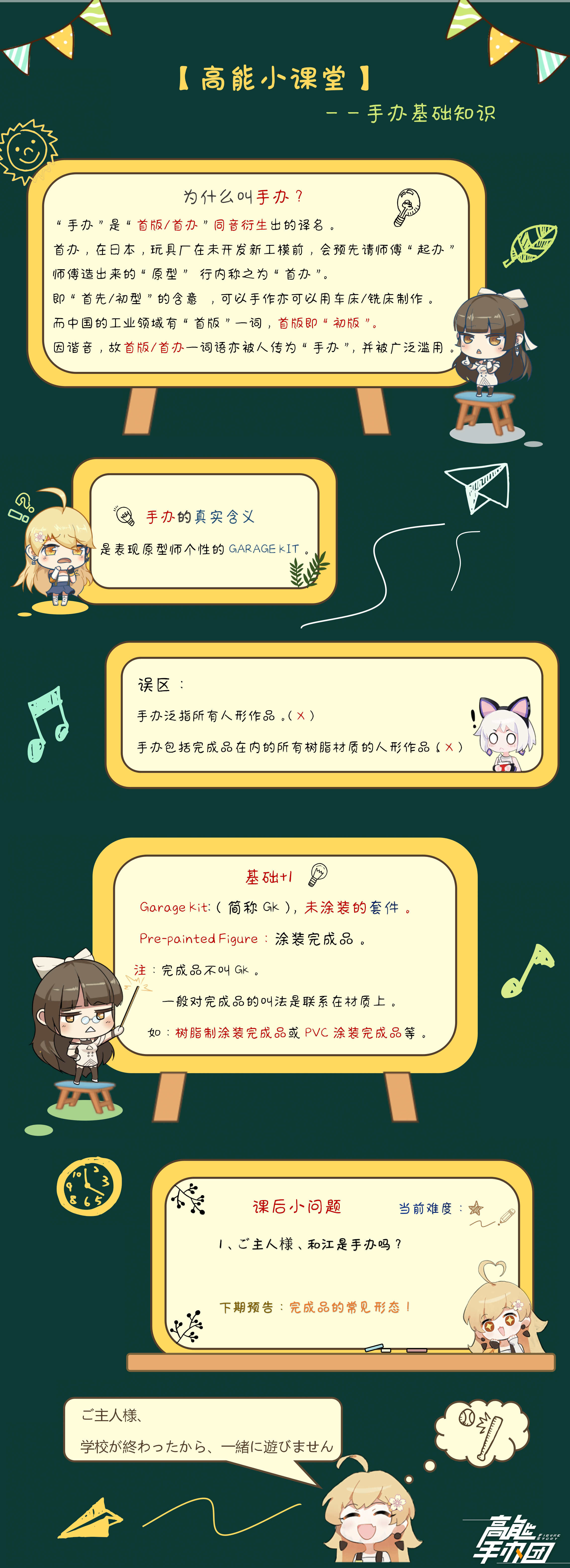 【手办小课堂】——基础知识